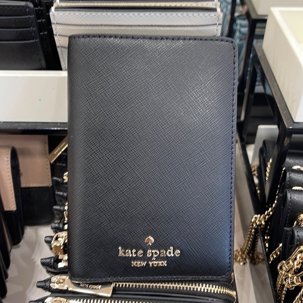 Kate Spade Madison Leather Passport Holder, Crush Proof, Black
NWT - Picture 15 of 16